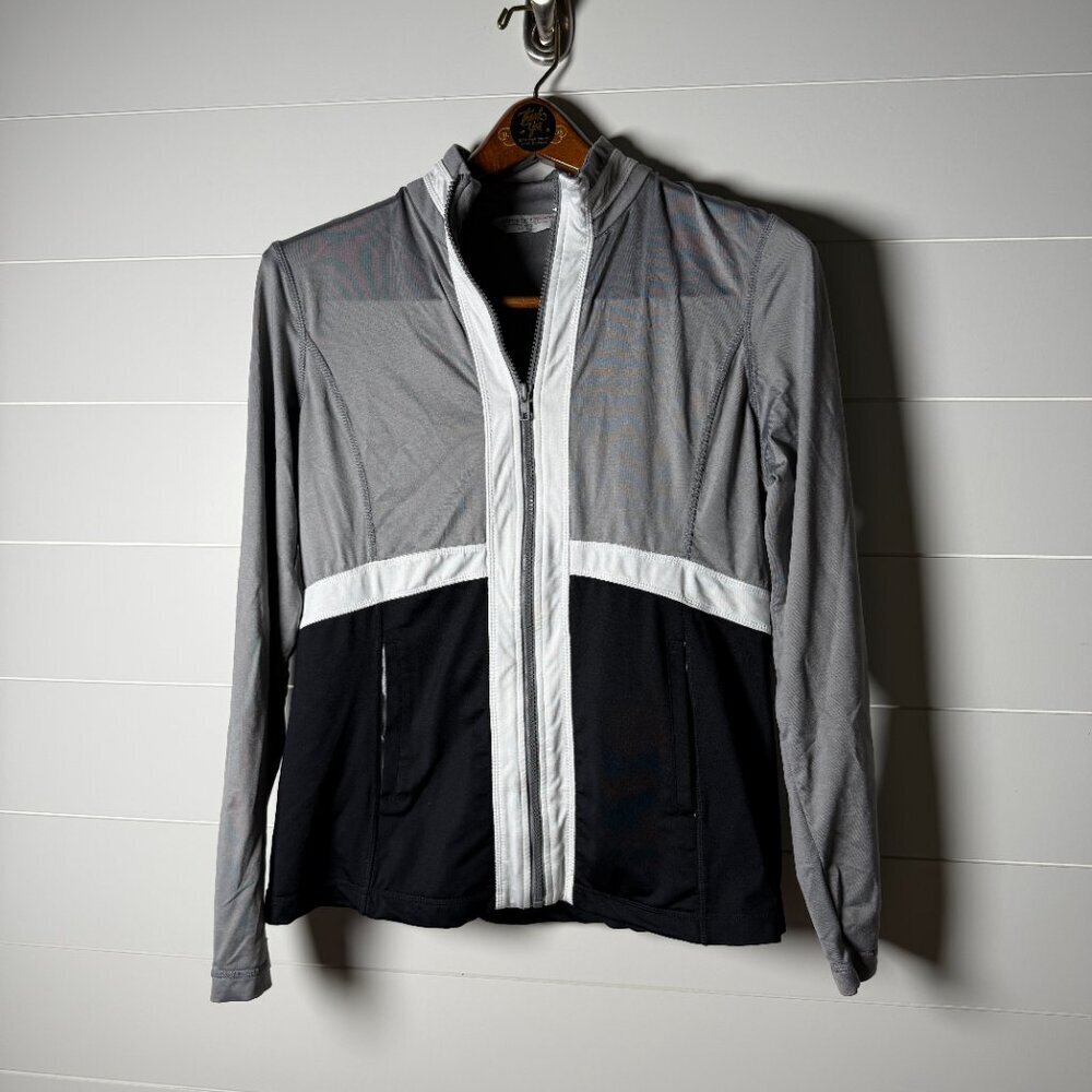 Boston Proper Sport Track Suit with Full Zip Jacket Size Large